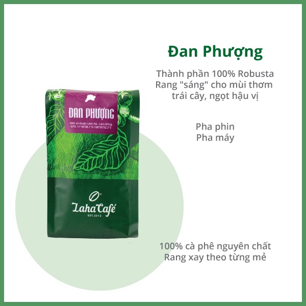 Set 4 gói cà phê phin Robusta Đan Phượng, Tân Hà, Hoài Đức, Phúc Thọ từ vùng đất Lâm Hà, mỗi gói 250g | BigBuy360 - bigbuy360.vn