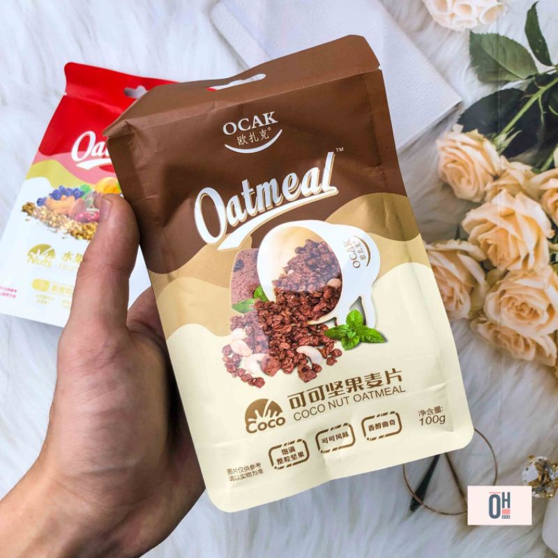 Ngũ cốc giảm cân Ocak oatmeal Tiêu Chiến đại ngôn 100g