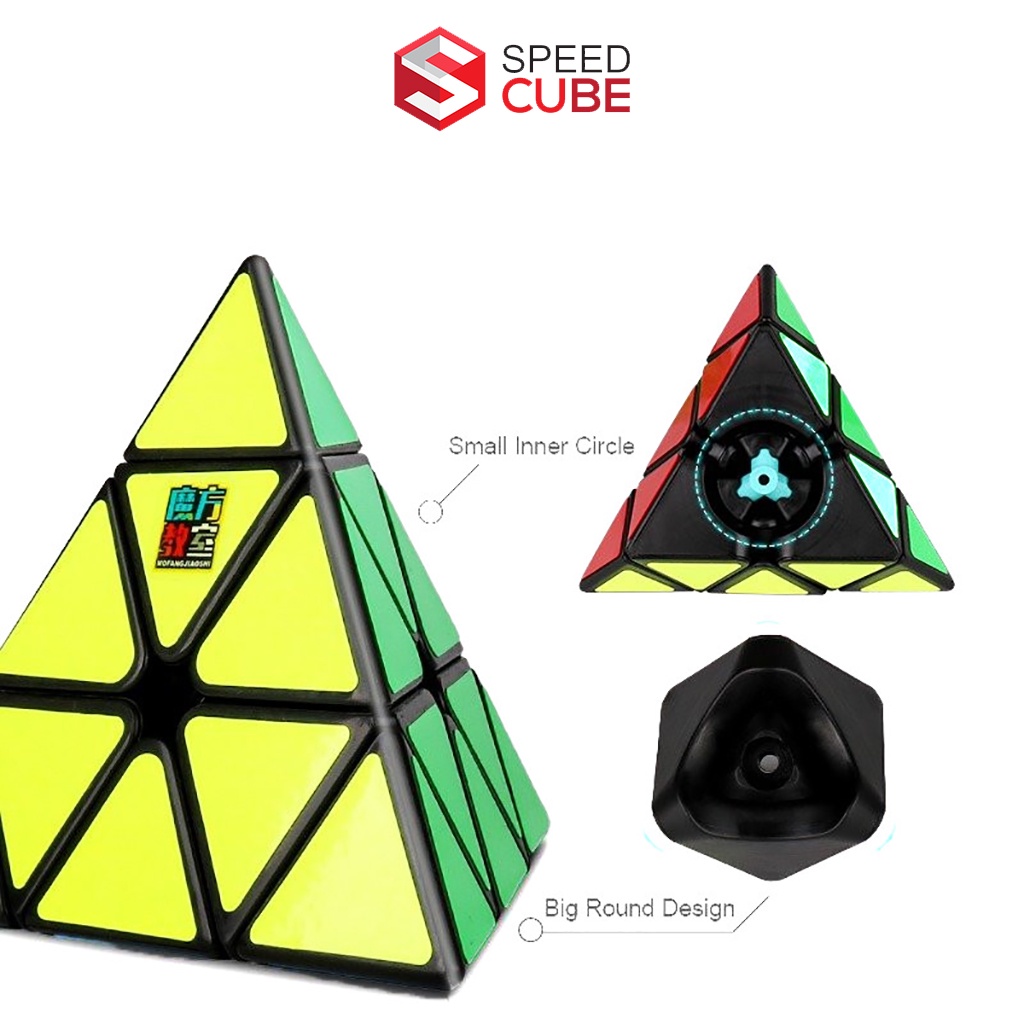 Rubik Pyraminx Stickerless MoYu MeiLong Pyramix, Rubik Tam Giác Moyu Chính Hãng - Shop Speed Cube