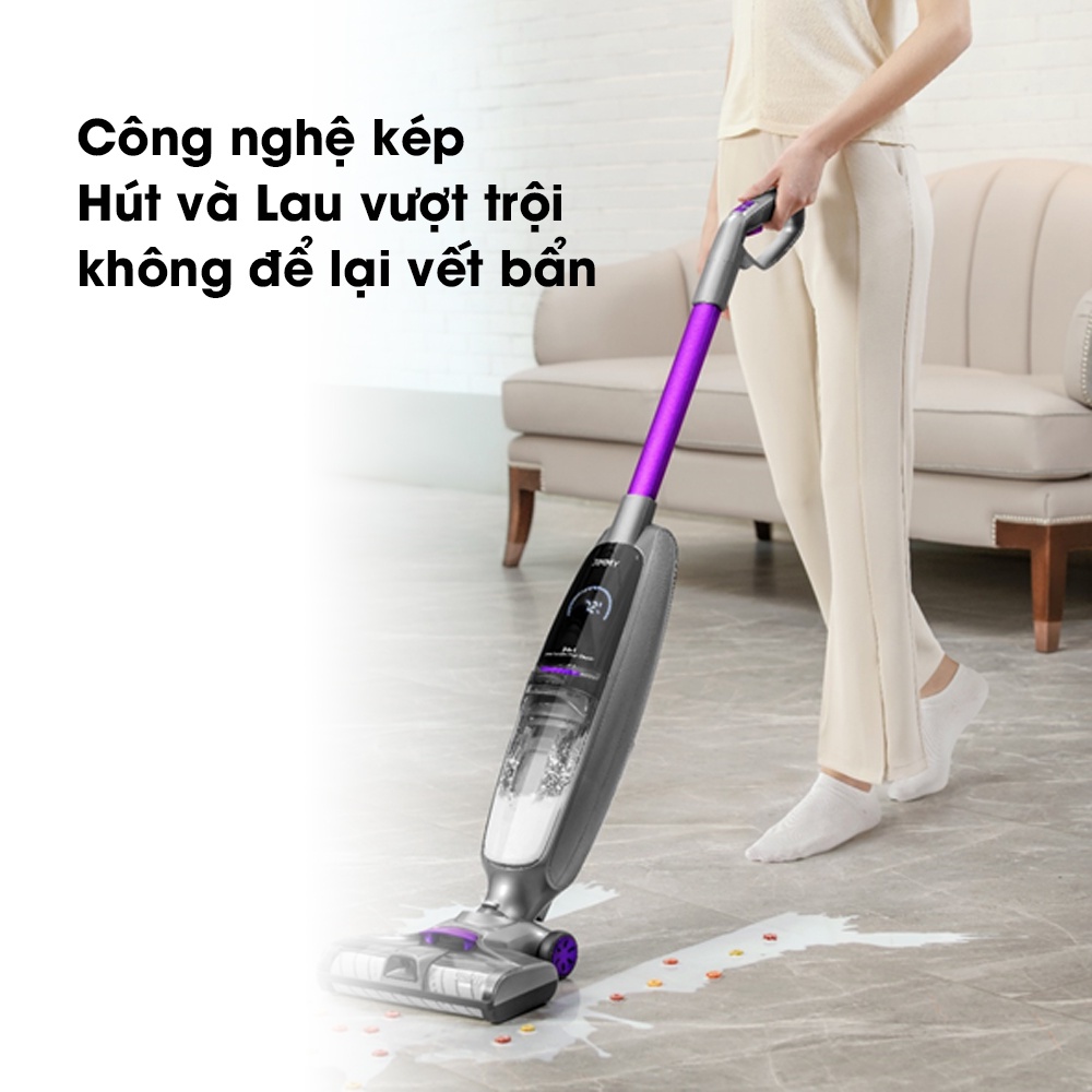 Máy hút bụi &amp; Lau nhà khô và ướt Jimmy HW8 Pro Khối lượng nhẹ 1.49kg