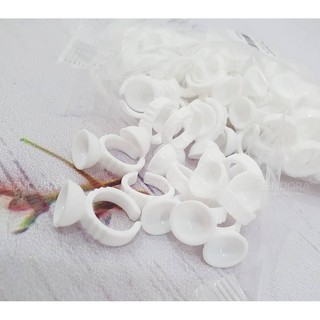 Nhẫn đựng keo nối mi ( 100 chiếc )