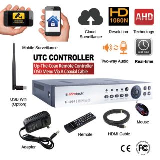 Đầu ghi samtech ahd 4 kênh analog hoặc 8 kênh ip 2mp