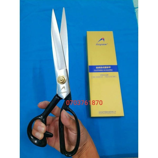 Kéo cắt vải, kéo may Anysew Nhật loại lớn 12inch dài 30cm chuyên xổ vải tấm, cắt may