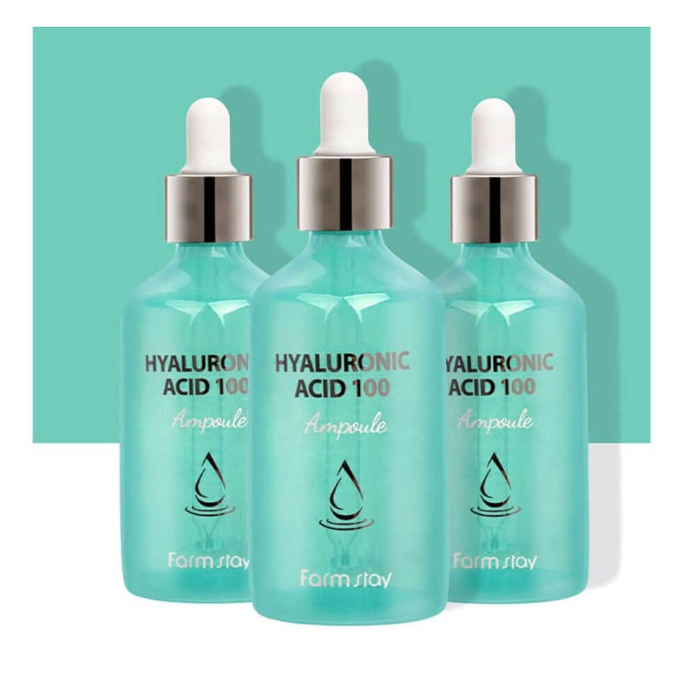Tinh chất Farm Stay - Hyaluronic Acid 100 Ampoule - Cấp Nước 100ml