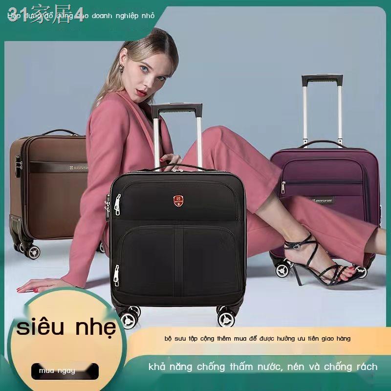 Trường hợp Oxford Budden 18 inch mật khẩu hành lý kinh doanh Unisex Vali nhỏ