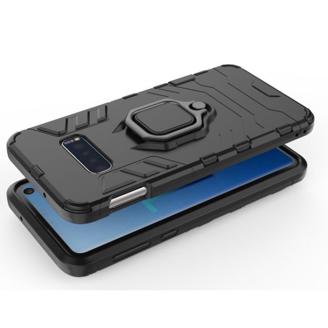 Ốp lưng Samsung S10 Plus / S9 Plus / S10 / S8 Plus / S20 FE chống sốc Iron Man Iring cao cấp giá đỡ xem phim