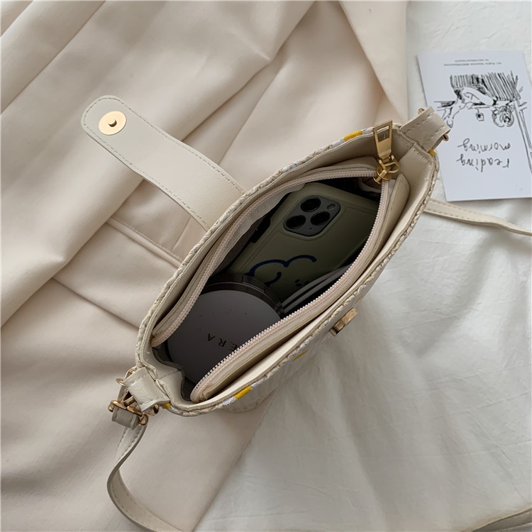 Túi Nữ Đeo Chéo Vải Hoa Cúc Đi Biển Dáng Xô Thời Trang TN 168 | BigBuy360 - bigbuy360.vn