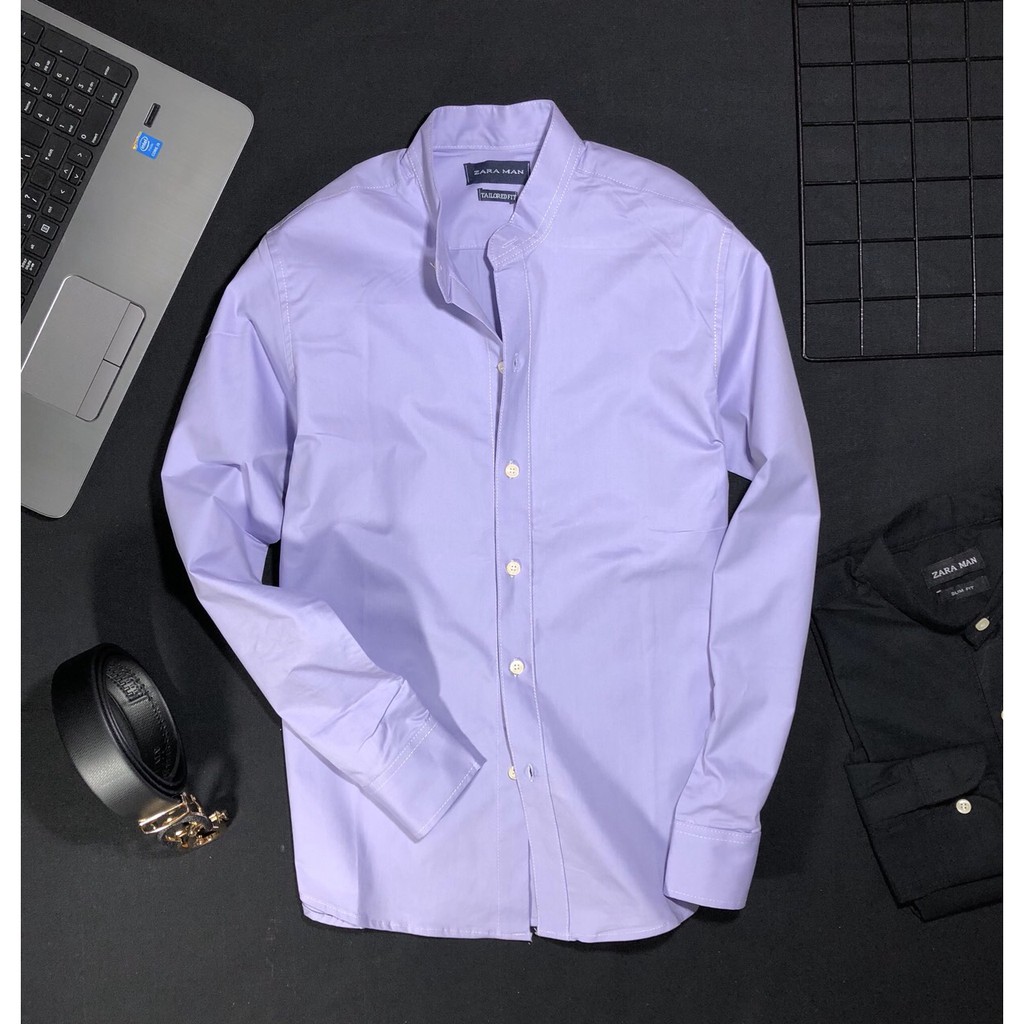 ÁO SƠ MI NAM CỔ TRỤ