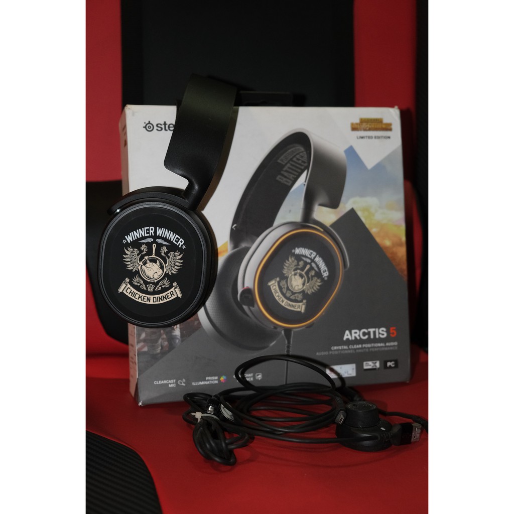 Tai nghe gaming Arctis 5 PUBG Steelseries