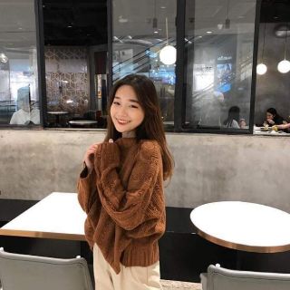 ( ib màu cho shop) Áo len móc vặn thừng from rộng MH