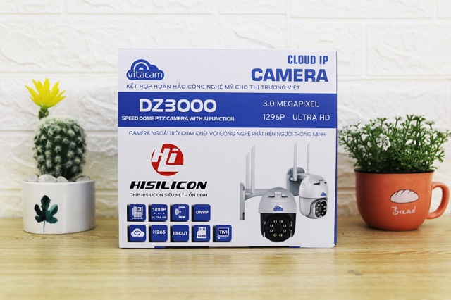 Camera ngoài trời DZ3000 3.0MP xoay 355 độ