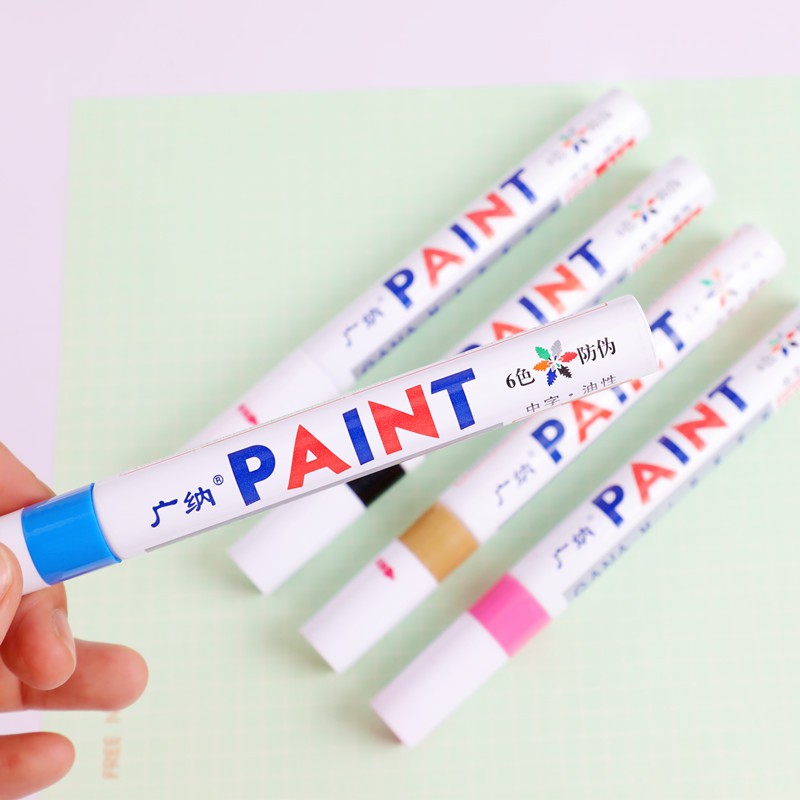 Set 12 bút lông bằng acrylic chống nước để vẽ nghệ thuật trên đá/kim loại/thủy tinh/sỏi