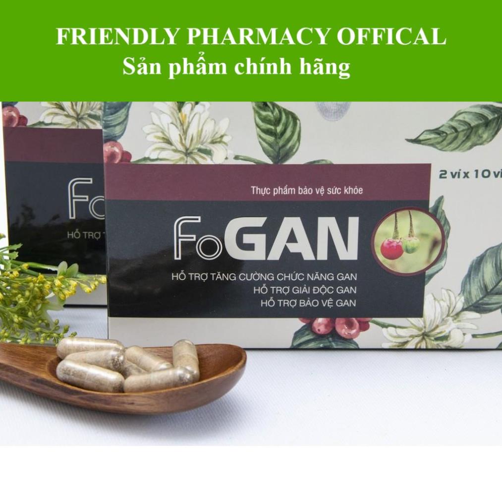 Viên uống Fogan – Hỗ trợ điều trị viêm gan (Hộp 20 viên)