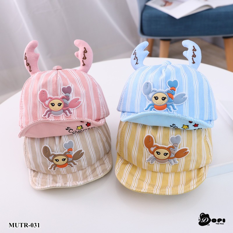 Mũ lưỡi trai cho bé trai bé gái từ 6-24 tháng MUTR-031
