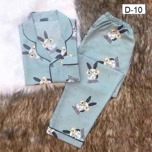 Chọn Mẫu🌈🌈Pizama tay cộc quần dài 40-60kg | BigBuy360 - bigbuy360.vn