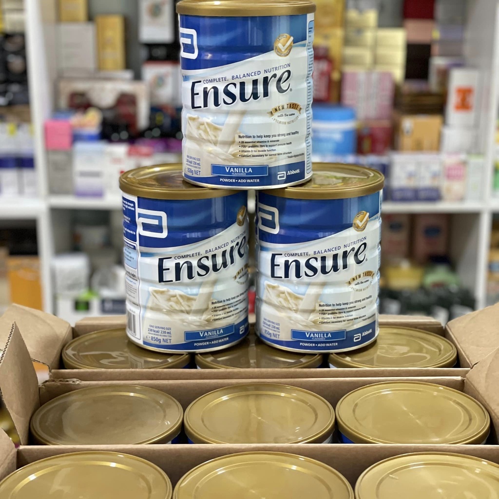 Sữa Ensure Úc dành cho người trưởng thành, người già yếu, người cần phục hồi sức khỏe