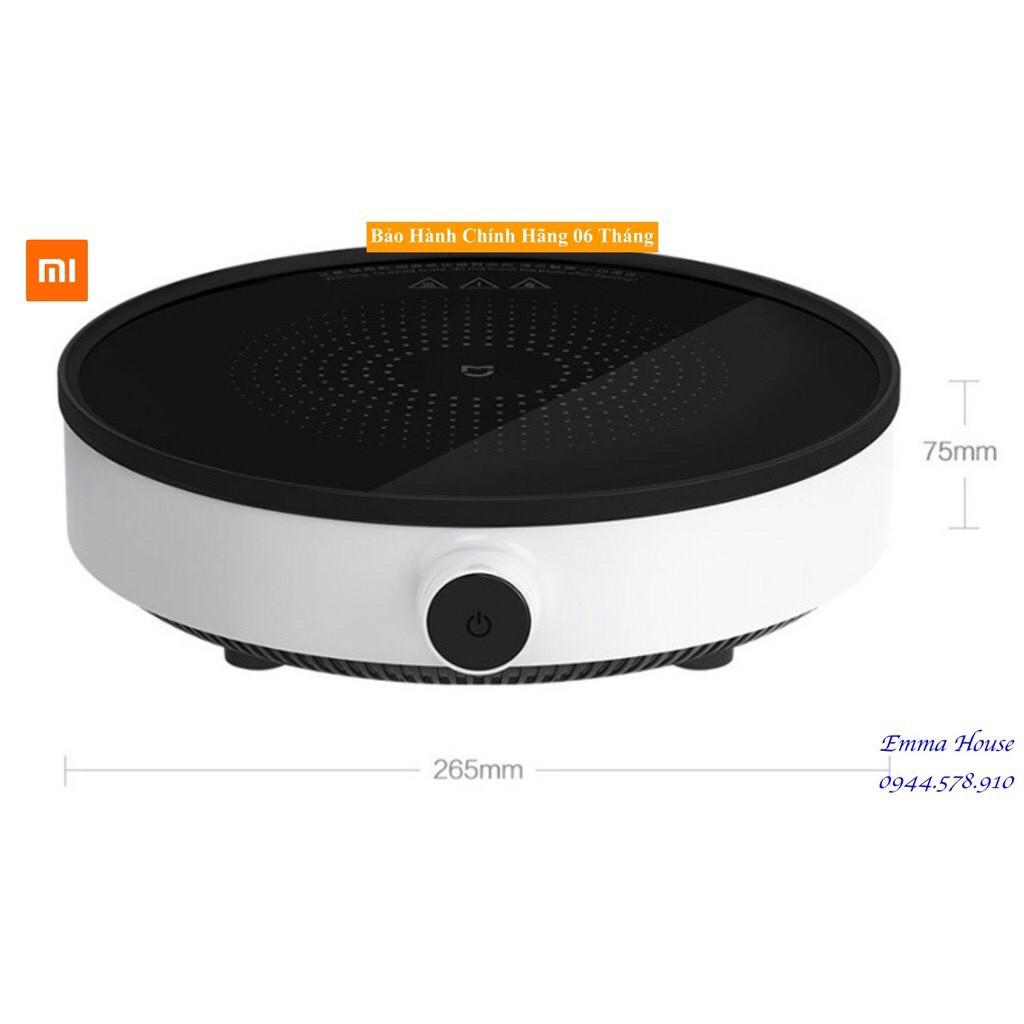 Bếp từ Xiaomi Youth Lite DCL002CM Phù hợp chiên rán, lẩu Công suất 2100W, núm vặn điều chỉnh nhiệt tiện dụng