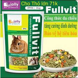 Thức ăn mix rau củ quả cho Thỏ trưởng thành - Jolly Fullvit Rabbit