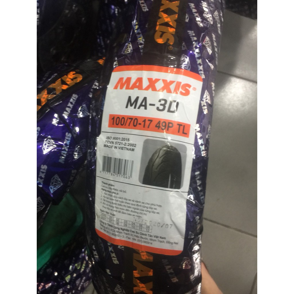 VỎ MAXXIS 3D GAI KIM CƯƠNG 100/70-17 VÀ 110/70-17