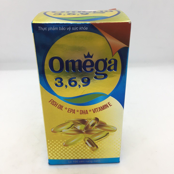 Dầu cá Ome ga 3 6 9 lọ 100 viên