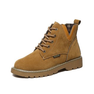 Giày boot martin da lộn hàn quốc 2018