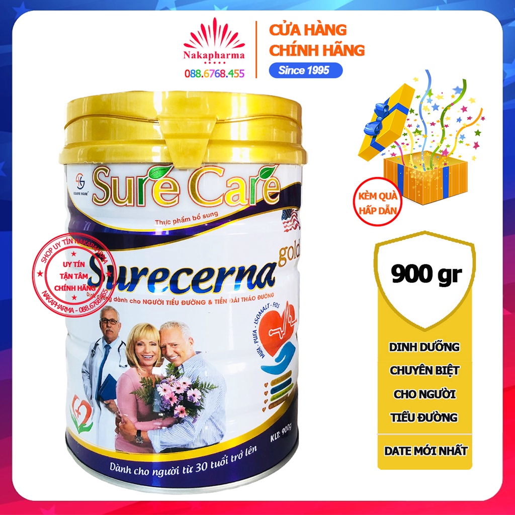 Sữa tiểu đường Sure Care Surecerna Gold 900g | Surecare