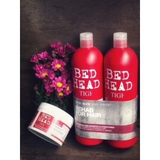 Cặp Dầu gội xả TIGI Bed Head  đỏ chính hãng 750ml- UK