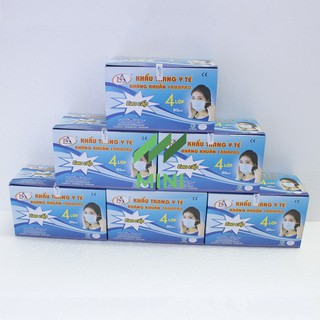[1 Hộp/50 cái] Khẩu trang y tế Nam Anh kháng khuẩn 4 lớp (FAMAPRO) - Nhiều màu
