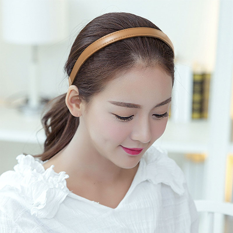 Băng Đô Cài Tóc Bằng Da Pu Thiết Kế Tinh Tế