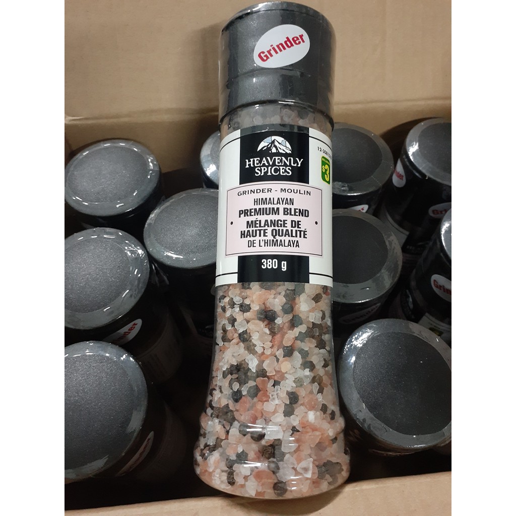 Muối hồng hymalaya có cối xay @ Hàng VN Xuất Canada