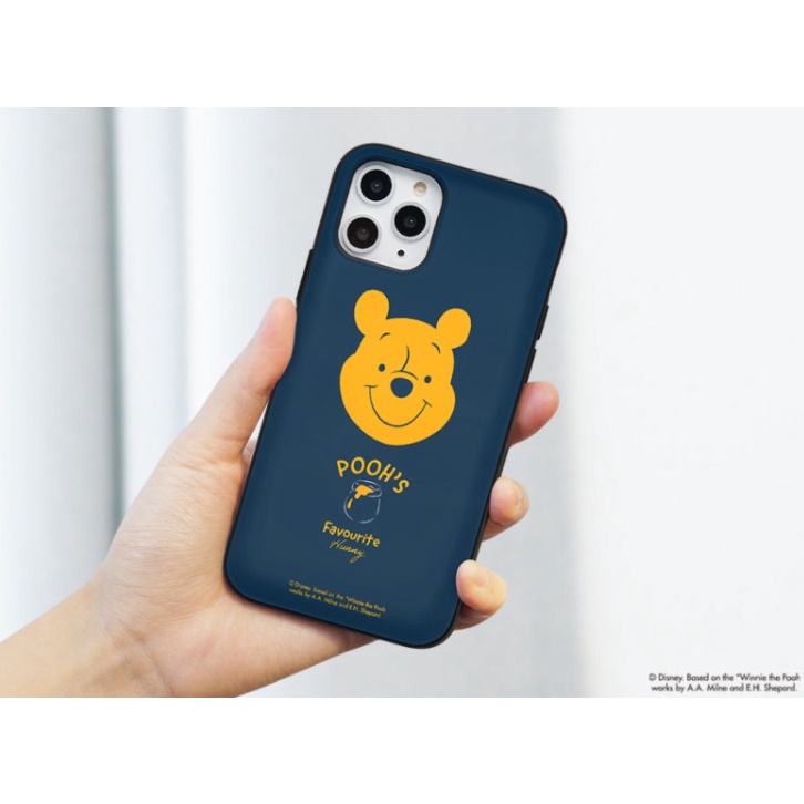 Ốp Điện Thoại Cho iphone 15 / galaxy s23 15 / galaxy s23◀Thẻ Chắn Cửa Họa Tiết Gấu pooh Dễ Thương Cho iphone14 / 13 / 12 {galaxy s22 / s21