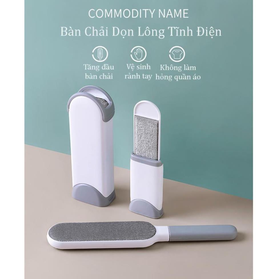 Bàn Chải Dọn Lông Tĩnh Điện Rongling Chải Lông Tóc Dính Quần Áo Dọn Bụi Giường Sofa
