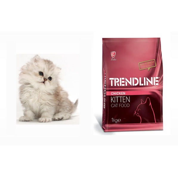 Thức ăn hạt khô cho mèo LIDER TRENDLINE mèo con mèo lớn 1kg