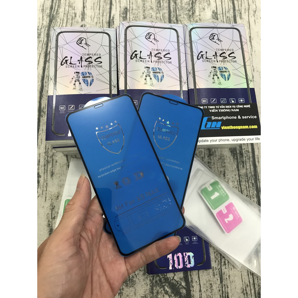 Miếng Dán Màn Hình Cường Lực iPhone 11/ 11 Pro/ 11 Pro Max Full Màn Hình Cao Cấp