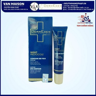 Kem dưỡng mắt dermeden ngăn lão hoá ban đêm dermeden intense anti – agening eye contour 15ml