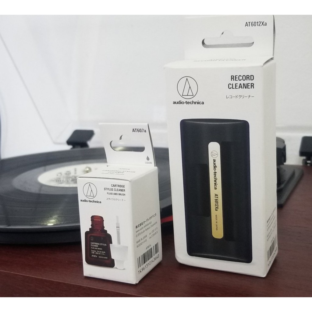 Chổi lau đĩa than và nước rửa kim, đĩa than của thương hiệu Audio-Technica