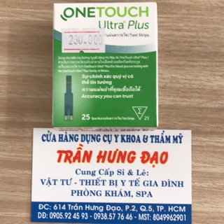 Que thử đường huyết Onetouch Ultra Plus