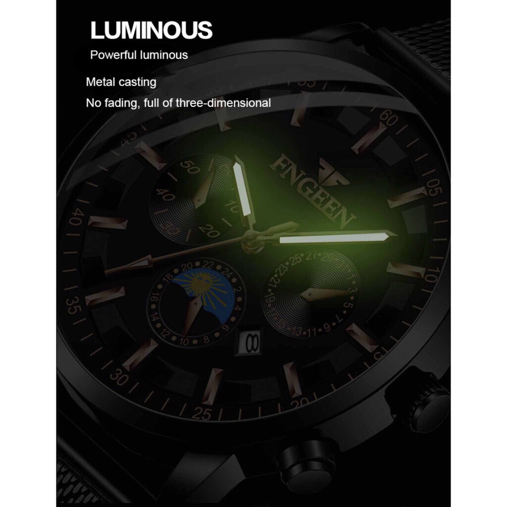 Đồng hồ nam FNGEEN FMTR dây thép nhuyễn Lịch Lãm Sang Trọng | BigBuy360 - bigbuy360.vn