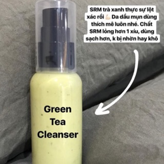 Sửa rửa mặt trà xanh handmade