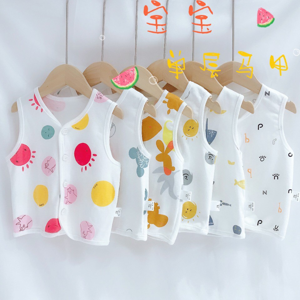 Áo Ghile Thun Cotton Mỏng Size 59-90(3M-4Y)