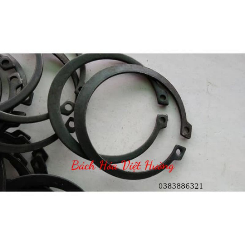 Set 10 chiếc phanh trục, vòng lò xo, vòng phe, phe gài trục, vòng chặn ngoài, long đen, vòng đệm từ trục 8-50mm