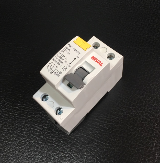 Cầu dao CB chống giật 32A - 63A Nival tự động