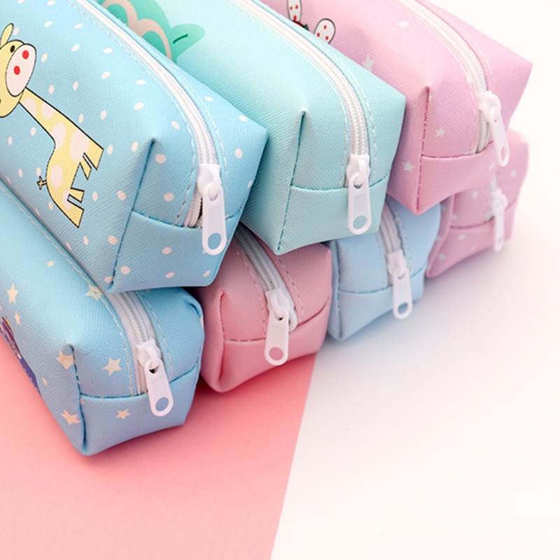 Túi Đựng Đồ Trang Điểm Bằng PU Họa Tiết Hoạt Hình Cho Học Sinh