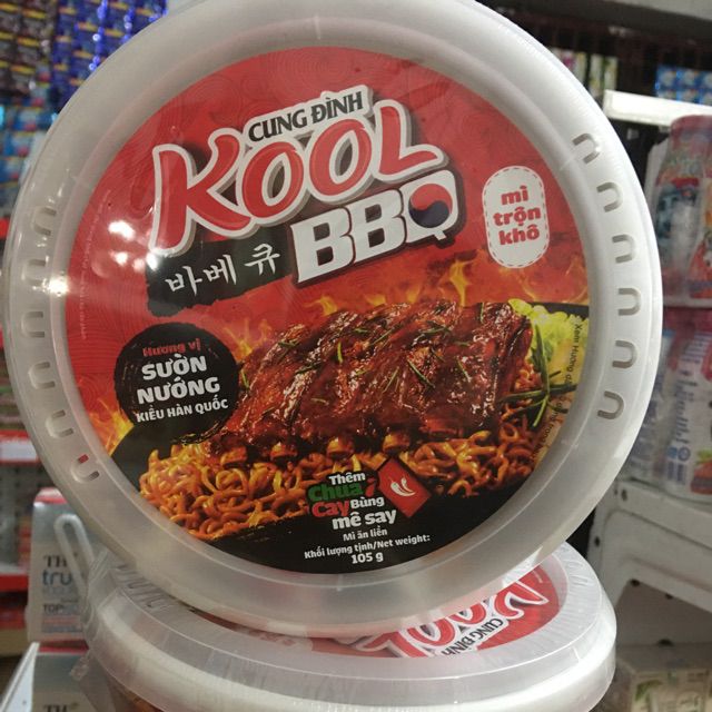 Mì Trộn Cung Đình Kool vị sườn nướng BBQ