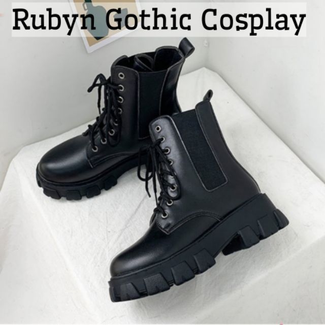 [CÓ SẴN] 🔥 Giày boot cổ cao chiến binh phong cách cosplay ( Size 35 - 40 ) 🔥