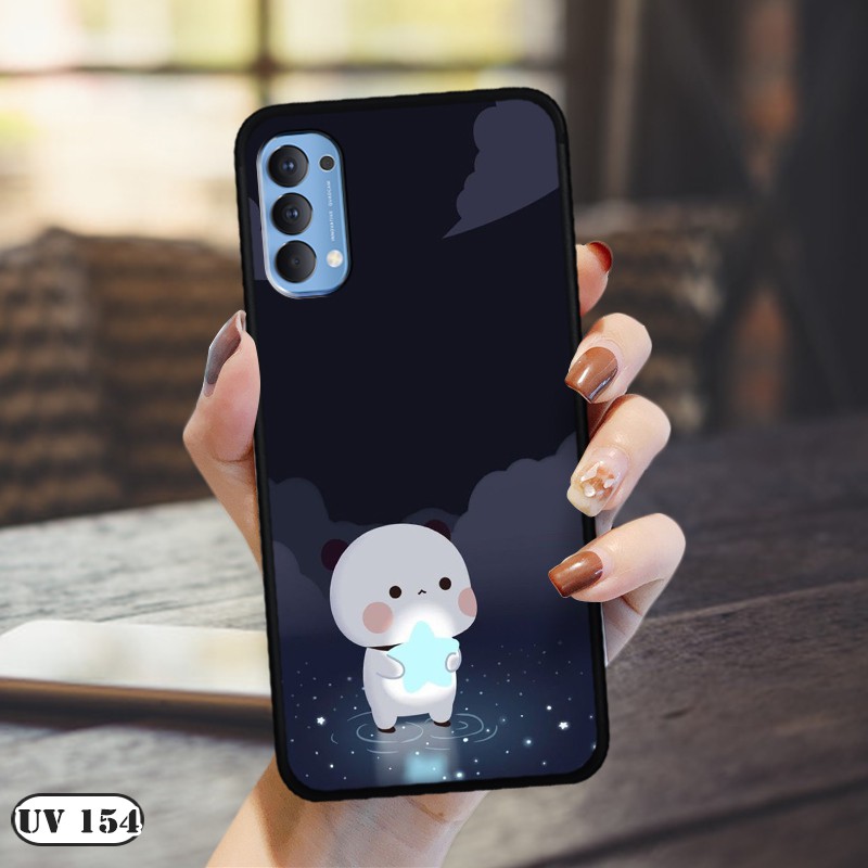 Ốp lưng nhám Oppo Reno 4 - in hình