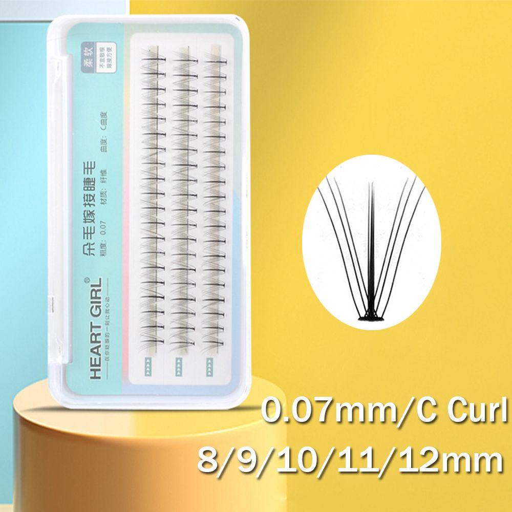 Lông Mi Giả Cong Dày 0.07mm Trang Điểm Thủ Công