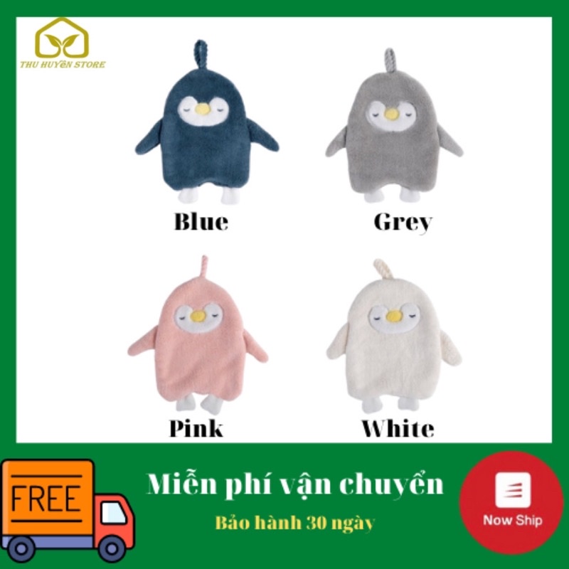 🎀FREESHIP🎀 Khăn Lau Tay Treo Tường Nhà Bếp Hình Chim Cánh Cụt Xinh Xắn Siêu Thấm Nước