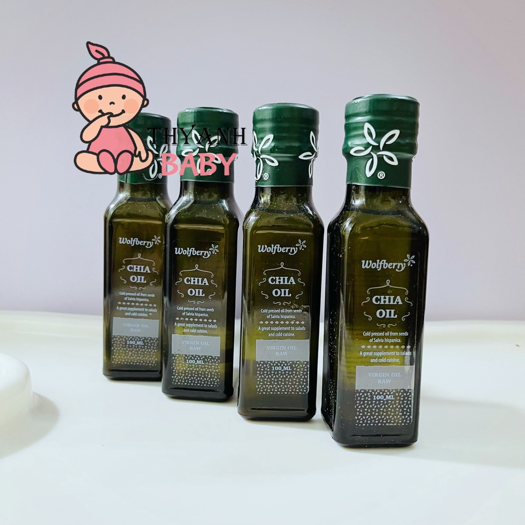 Dầu Hạt Chia Wolfberry Của Đức Cho Bé Ăn Dặm