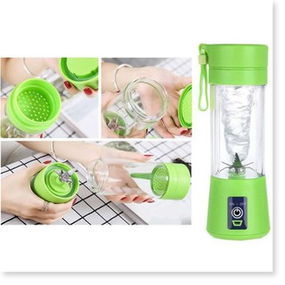 Máy xay sinh tố mini 380ml sài pin